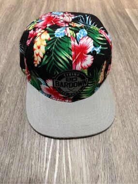 BarDown Floral Snapback Cap